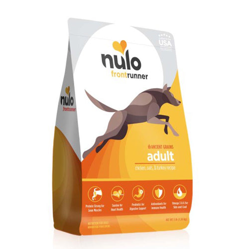 Nulo Frontrunner Dry Dog Food Chicken, Oats & Turkey, 1 Each/3 lb by Nulo peta2z