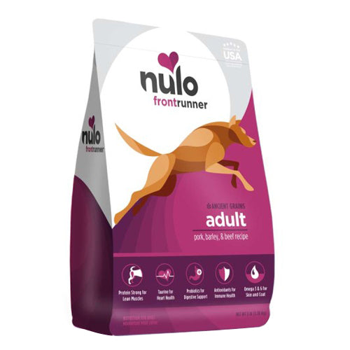 Nulo Frontrunner Dry Dog Food Pork, Barley & Beef, 1 Each/23 lb by Nulo peta2z