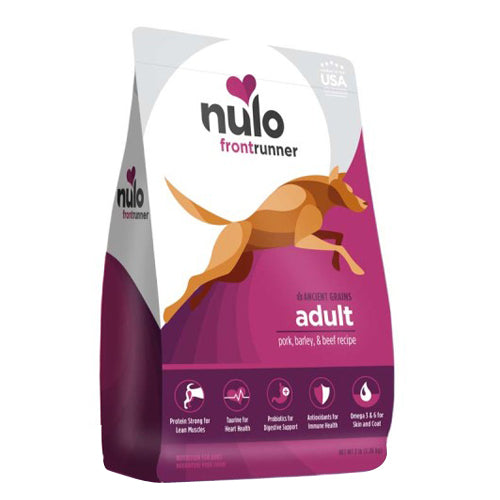 Nulo Frontrunner Dry Dog Food Pork, Barley & Beef, 1 Each/3 lb by Nulo peta2z