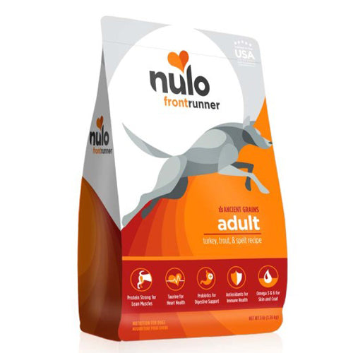 Nulo Frontrunner Dry Dog Food Turkey, Trout & Spelt, 1 Each/23 lb by Nulo peta2z