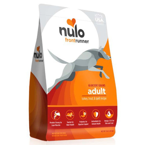 Nulo Frontrunner Dry Dog Food Turkey, Trout & Spelt, 1 Each/3 lb by Nulo peta2z