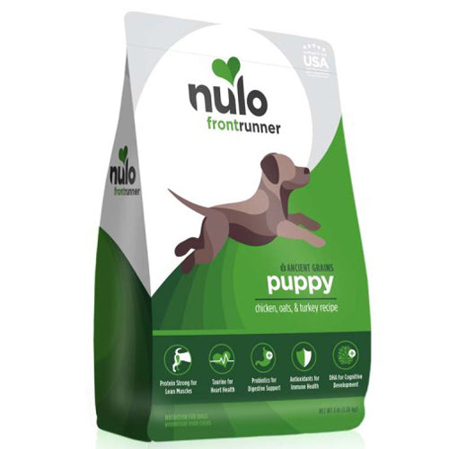 Nulo Frontrunner Puppy Dry Dog Food Chicken, Oats & Turkey, 1 Each/11 lb by Nulo peta2z