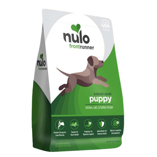 Nulo Frontrunner Puppy Dry Dog Food Chicken, Oats & Turkey, 1 Each/23 lb by Nulo peta2z