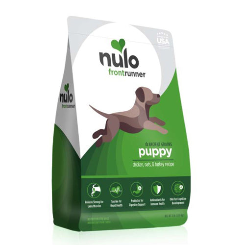 Nulo Frontrunner Puppy Dry Dog Food Chicken, Oats & Turkey, 1 Each/3 lb by Nulo peta2z