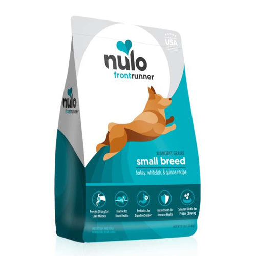 Nulo Frontrunner Small Breed Dry Dog Food Turkey, Whitefish & Quinoa, 1 Each/11 lb by Nulo peta2z