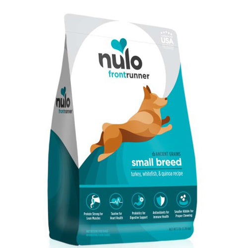 Nulo Frontrunner Small Breed Dry Dog Food Turkey, Whitefish & Quinoa, 1 Each/3 lb by Nulo peta2z