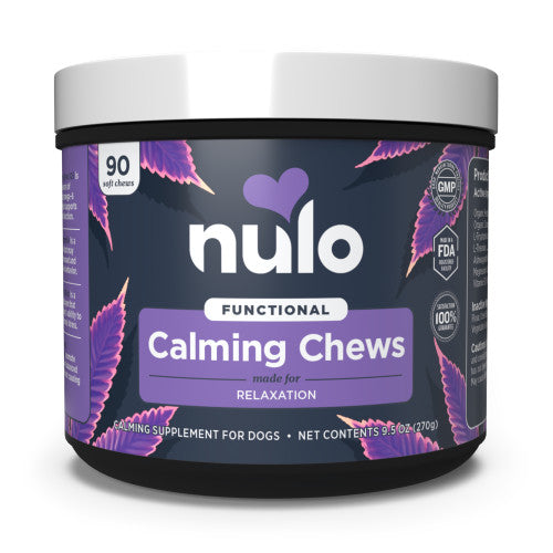 Nulo Functional Calming Soft Chew Supplements for Dogs 1 Each/9.5 Oz by Nulo peta2z