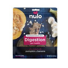 Nulo Functional Granola Bar Digestion Gut Health Dog Treats Pumpkin & Banana, 1 Each/10 Oz by Nulo peta2z