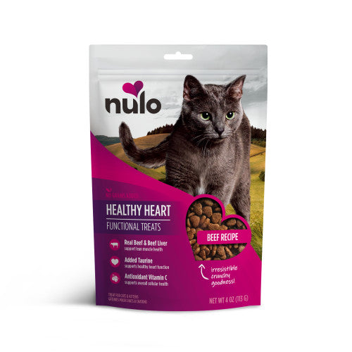 Nulo Healthy Heart Functional Cat Treats Beef, 1 Each/4 Oz by Nulo peta2z