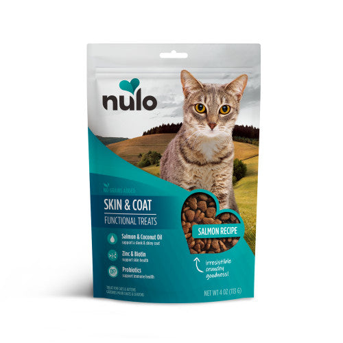 Nulo Skin & Coat Functional Cat Treats Salmon, 1 Each/4 Oz by Nulo peta2z