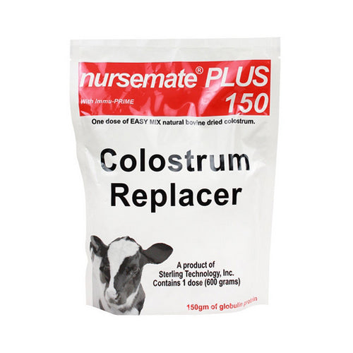 NurseMate Plus 150 Colostrum Replacer with Immu-PRIME for Calves 600 Grams by Nursemate peta2z