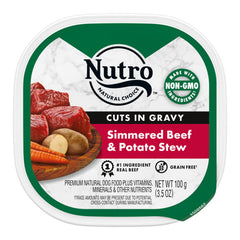 Nutro Products Grain Free Cuts in Gravy Adult Wet Dog Food Beef & Potato Stew, 24Each/3.5 Oz, 24 Pack (Count of 24) by San Francisco Bay Brand peta2z