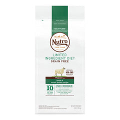 Nutro Products Limited Ingredient Diet Adult Dry Dog Food Lamb & Sweet Potato, 1 Each/4 lb by San Francisco Bay Brand peta2z