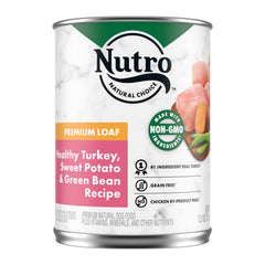 Nutro Products Premium Loaf Adult Wet Dog Food Turkey, Sweet Potato & Green Bean, 12Each/12.5 Oz, 12 Pack (Count of 12) by San Francisco Bay Brand peta2z