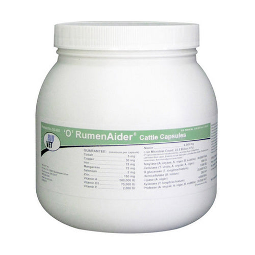 O' RumenAider Cattle 40 Count by Bio-Vet peta2z