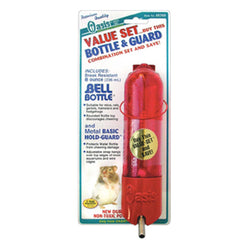 Oasis Bell-Bottle with Basic HoldGuard for Small Animals Red, 1 Each by San Francisco Bay Brand peta2z