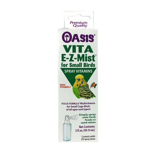 Oasis VITA E-Z-MIST Multivitamin Spray for Small Birds 1 Each/2 Oz by San Francisco Bay Brand peta2z