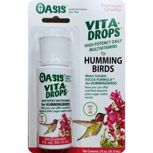 Oasis Vita Drops Multivitamin Supplement for Hummingbirds 1 Each/2 Oz by San Francisco Bay Brand peta2z