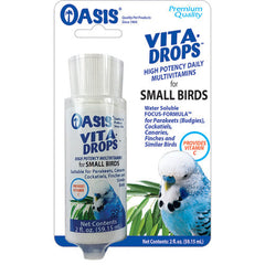Oasis Vita Drops Multivitamin Supplement for Small Birds 1 Each/2 Oz by San Francisco Bay Brand peta2z