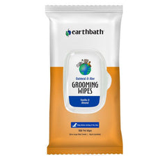 Oatmeal & Aloe Grooming Wipes Vanilla & Almond 30 Count by Earthbath peta2z