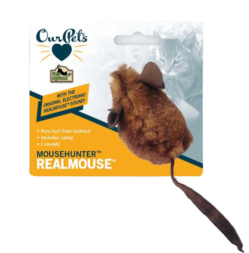OurPets Mouse Hunter Cat Toy Chocolate, 1 Each/One Size by OurPets peta2z