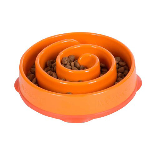 Outward Hound Fun Feeder Slo-Dog Bowl Orange, 1 Each/Small by Outward Hound peta2z