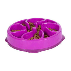 Outward Hound Fun Feeder Slo-Dog Bowl Purple, 1 Each/Small by Outward Hound peta2z