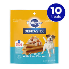 Pedigree DENTASTIX Dog Dental Treat Original w/Real Chicken, 1 Each/10 Count by Pedigree peta2z