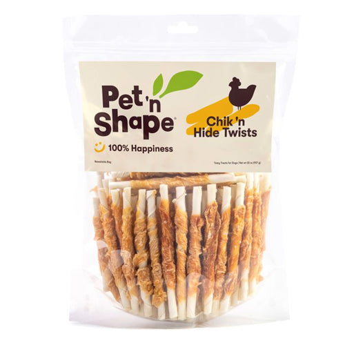 Pet 'N Shape Chik 'n Hide Twists Dog Treats 1 Each/32 Oz by Pet 'n Shape peta2z