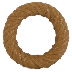 Pet Qwerks Barkbone Natural Instincts Nylon Chew Ring Dog Toy Peanut Butter, 1 Each/Medium by San Francisco Bay Brand peta2z