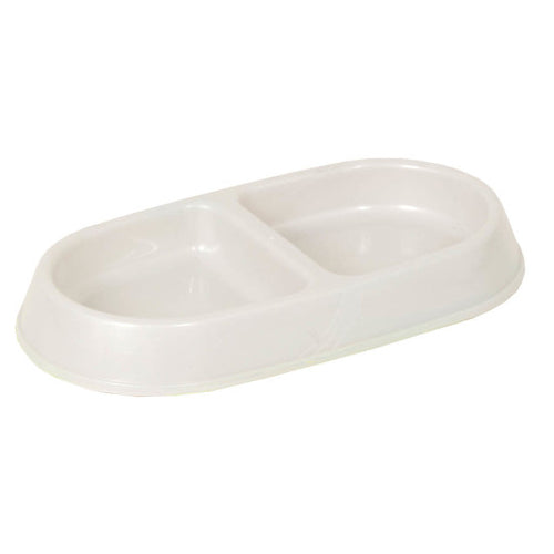 Petmate Lightweight Double Diner Dish Assorted, 1 Each/Small by Petmate peta2z