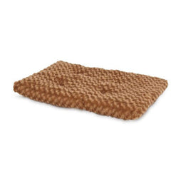 Petmate Plush Kennel Dog Mat Tobacco Brown, 1 Each/23 in X 16 in by Petmate peta2z