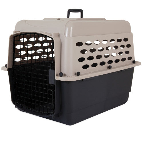 Petmate Vari Dog Kennel Taupe, Black, 1 Each/28 in by Petmate peta2z