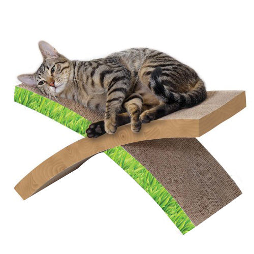 Petstages Invironment Easy Life Hammock Cat Scratcher Brown, Green, 1 Each by Petstages peta2z