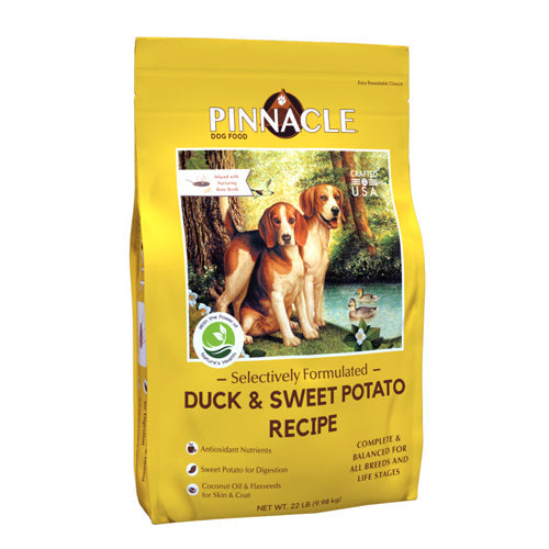 Pinnacle Pet Selectively Formulated Dry Dog Food Duck & Sweet Potato, 1 Each/22 lb by San Francisco Bay Brand peta2z