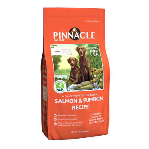 Pinnacle Pet Selectively Formulated Dry Dog Food Salmon & Pumpkin, 1 Each/4 lb by San Francisco Bay Brand peta2z