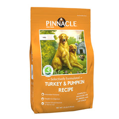 Pinnacle Pet Selectively Formulated Dry Dog Food Turkey & Pumpkin, 1 Each/22 lb by San Francisco Bay Brand peta2z