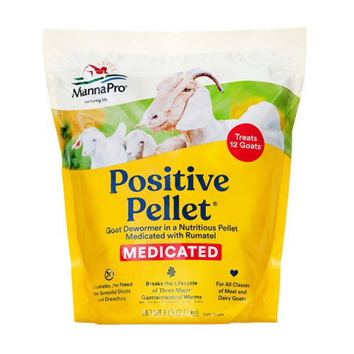 Positive Pellet Goat Dewormer 6 Lbs by Manna Pro peta2z