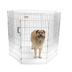 Precision Pet Products Exercise Pen Silver, 1 Each/48 in by San Francisco Bay Brand peta2z