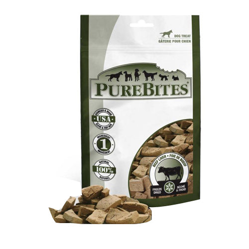 PureBites Beef Liver Freeze Dried Dog Treats 1 Each/4.2 Oz by PureBites peta2z