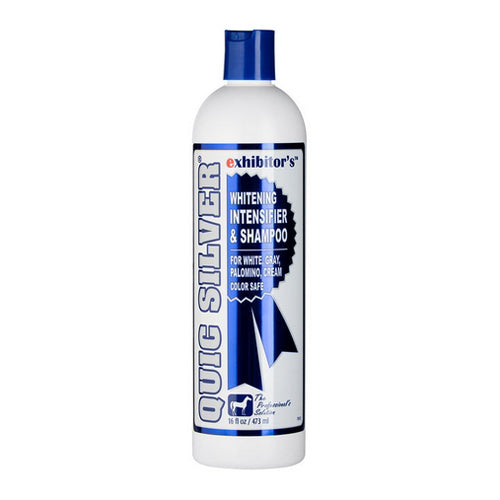 Quic Silver Whitening Intensifier & Shampoo for Horses 16 Oz by Exhibitors peta2z