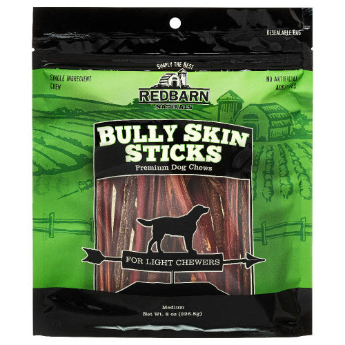 Redbarn Pet Products Bully Skin Sticks Dog Treat 1 Each/8 Oz by Redbarn Pet Products peta2z