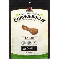 Redbarn Pet Products Chew-A-Bulls Dental Dog Treat Brush, 1 Each/24 pk, Small by Redbarn Pet Products peta2z