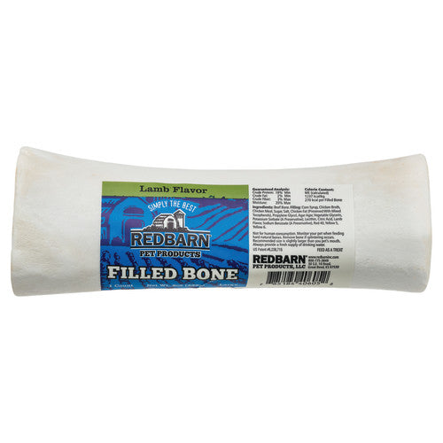 Redbarn Pet Products Filled Bone Dog Treat Lamb, 1 Each/5 Oz, Large by Redbarn Pet Products peta2z