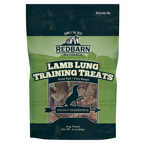 Redbarn Pet Products Lamb Lung Dog Training Treat 1 Each/3 Oz by Redbarn Pet Products peta2z