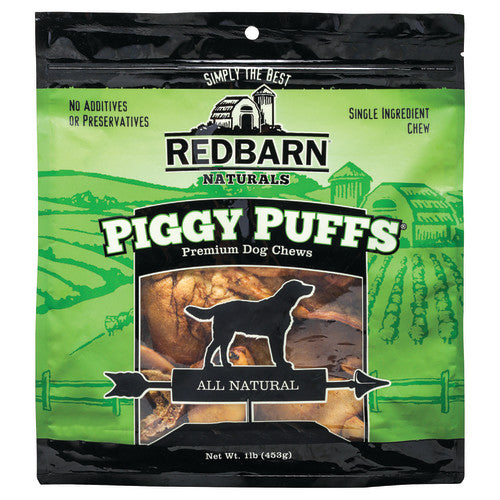 Redbarn Pet Products Naturals Piggy Puffs Dog Treat 1 Each/1 lb by Redbarn Pet Products peta2z