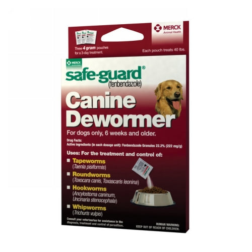 Safe-Guard Dog Dewormer 4 Grams by Merck Animal Health peta2z