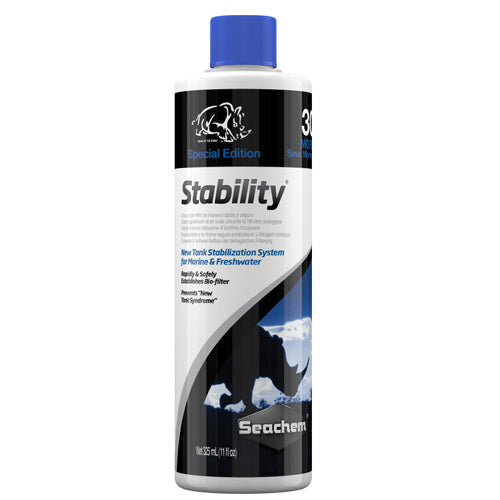 Seachem Laboratories Stability Biological Water Conditioner 1 Each/325Ml/11Oz Bonus Size by Seachem peta2z