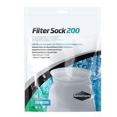 Seachem Laboratories Welded Filter Sock with Plastic Collar White, 1 Each/7In X 16 in, Large by Seachem peta2z