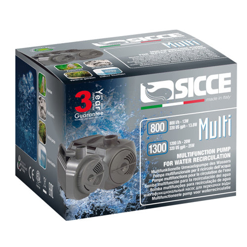 Sicce MULTI 800 Pump - 220 GPH 1 Each by Sicce peta2z